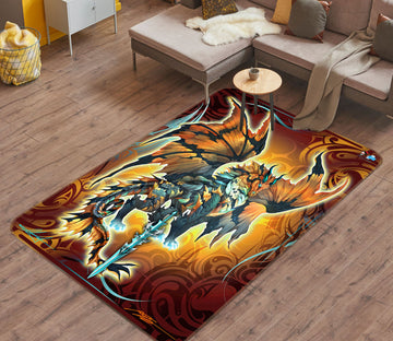 3D Dragon Wings 8236 Ruth Thompson Rug Non Slip Rug Mat