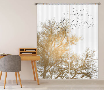 3D Golden Skies 1050 Boris Draschoff Curtain Curtains Drapes