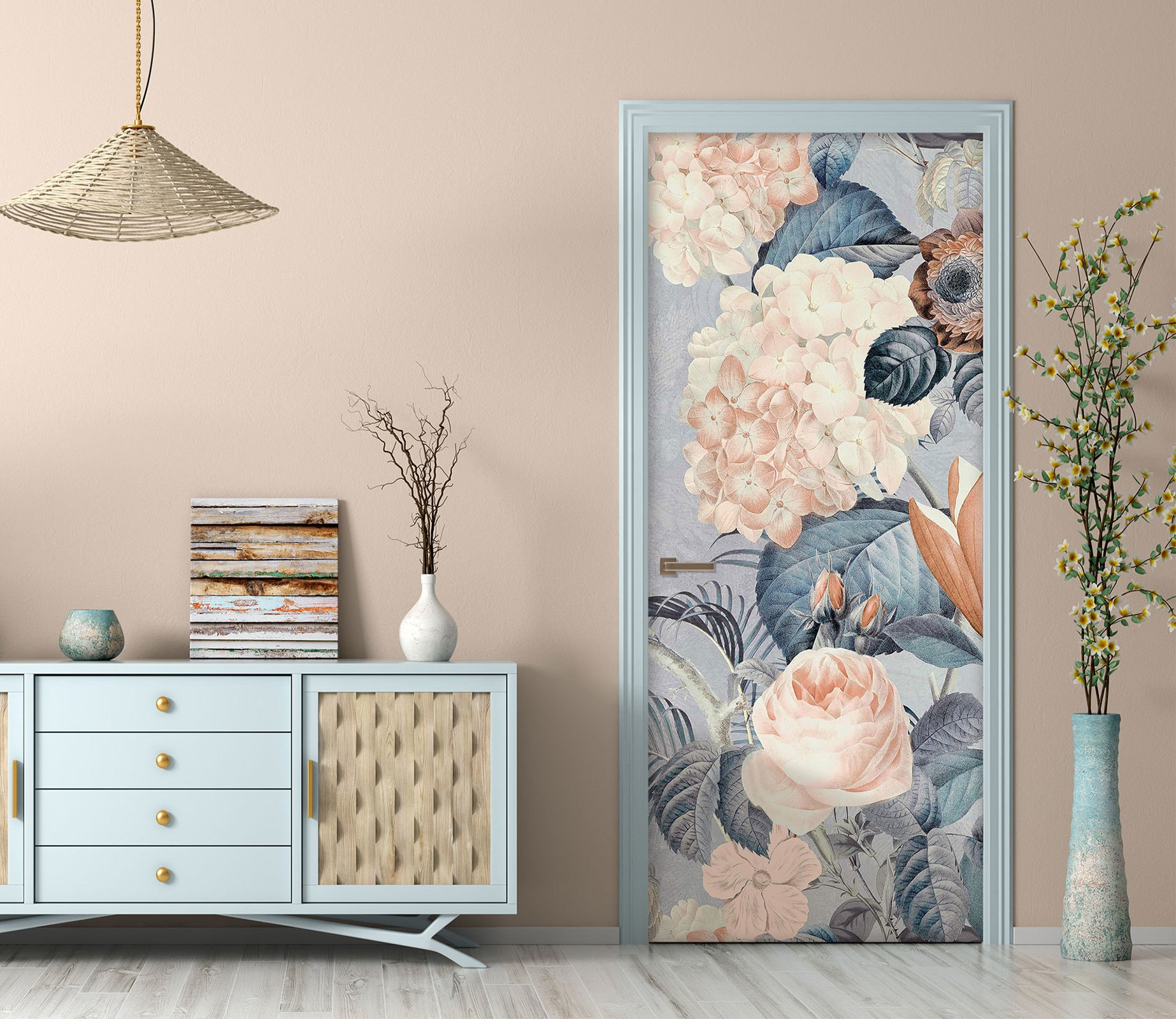 3D Flower Bush 11911 Andrea Haase Door Mural