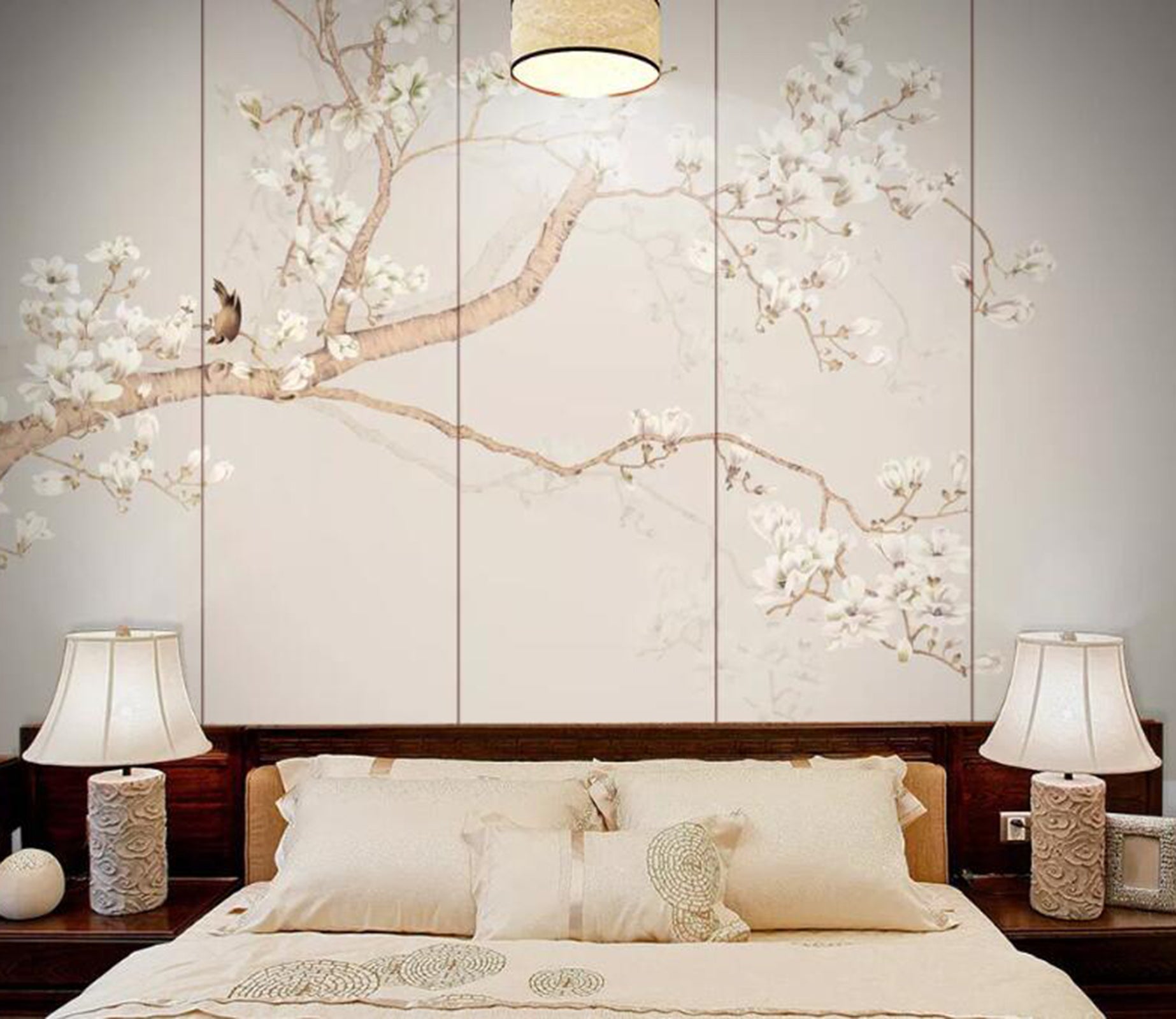 3D Branch Flower WC68 Wall Murals Wallpaper AJ Wallpaper 2 