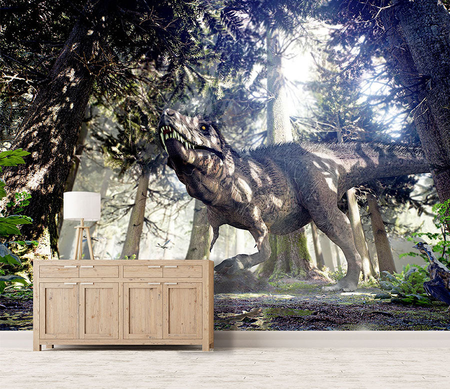 3D Forest Dinosaur 1560 Wall Murals