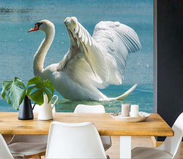 3D Swan Wings 266 Wall Murals