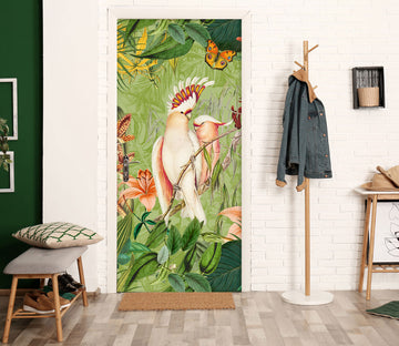 3D Parrot Grove 118107 Andrea Haase Door Mural