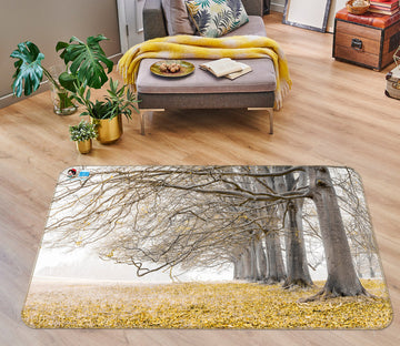 3D Autumn Leaves 6756 Assaf Frank Rug Non Slip Rug Mat