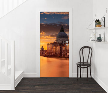 3D Sunset Building 119168 Marco Carmassi Door Mural