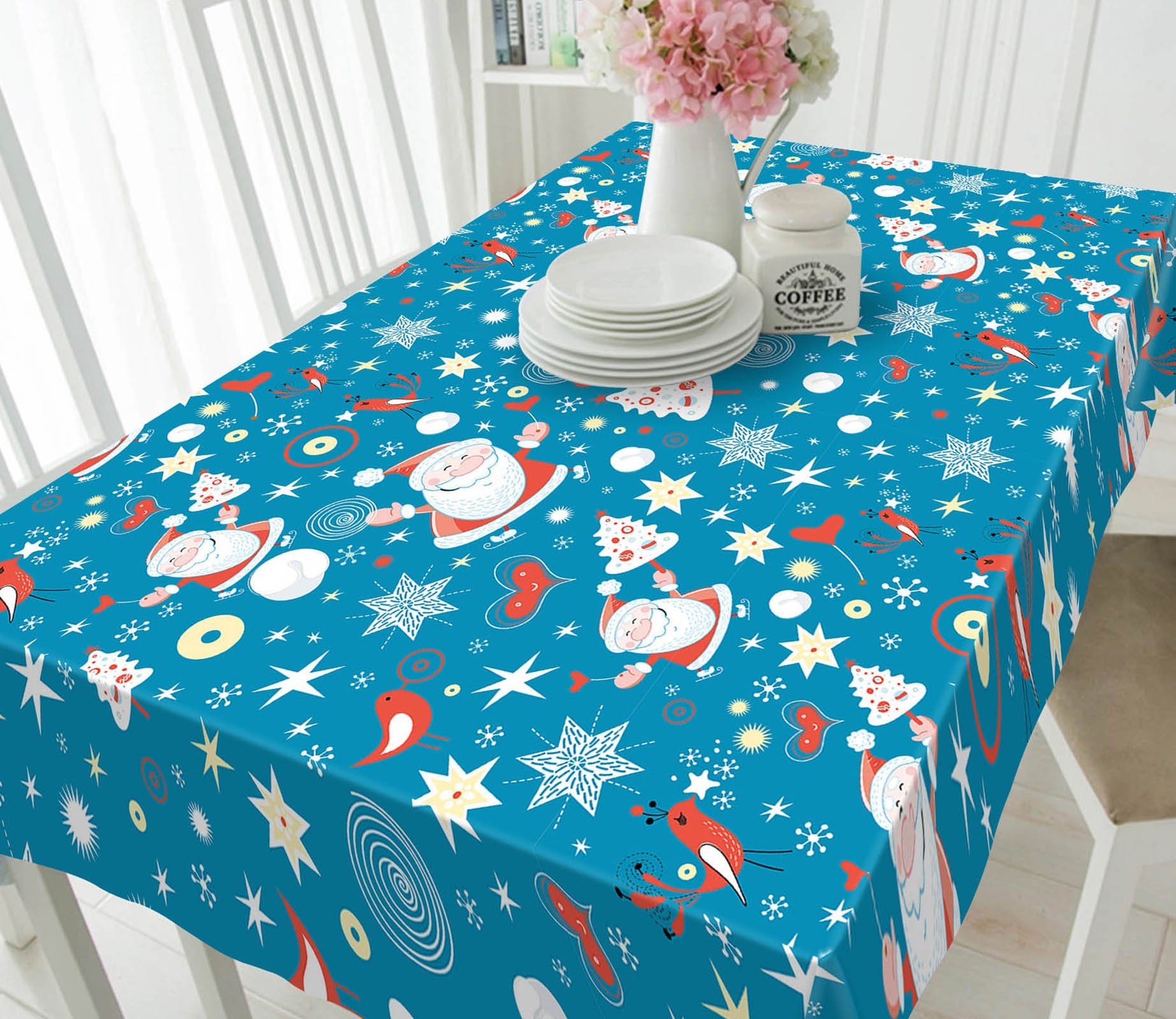 3D Cartoon Old Man 39 Tablecloths Tablecloths AJ Creativity Home 