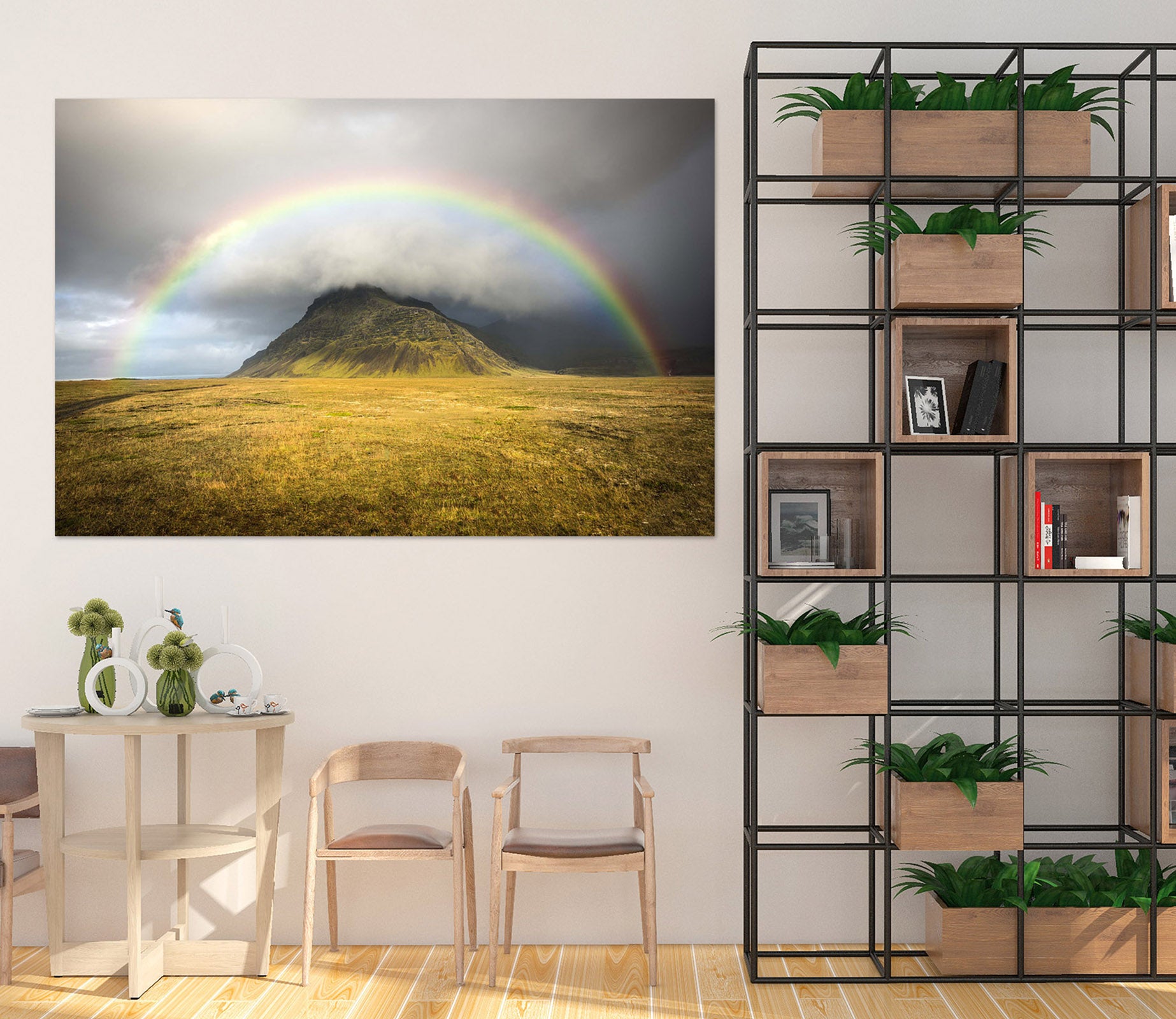 3D Rainbow Prairie 158 Marco Carmassi Wall Sticker