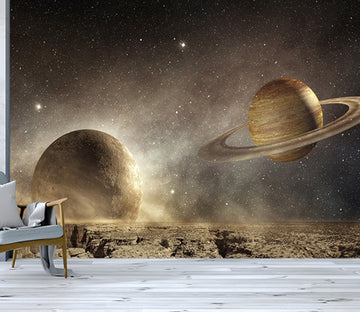 3D Star Planet WC542 Wall Murals