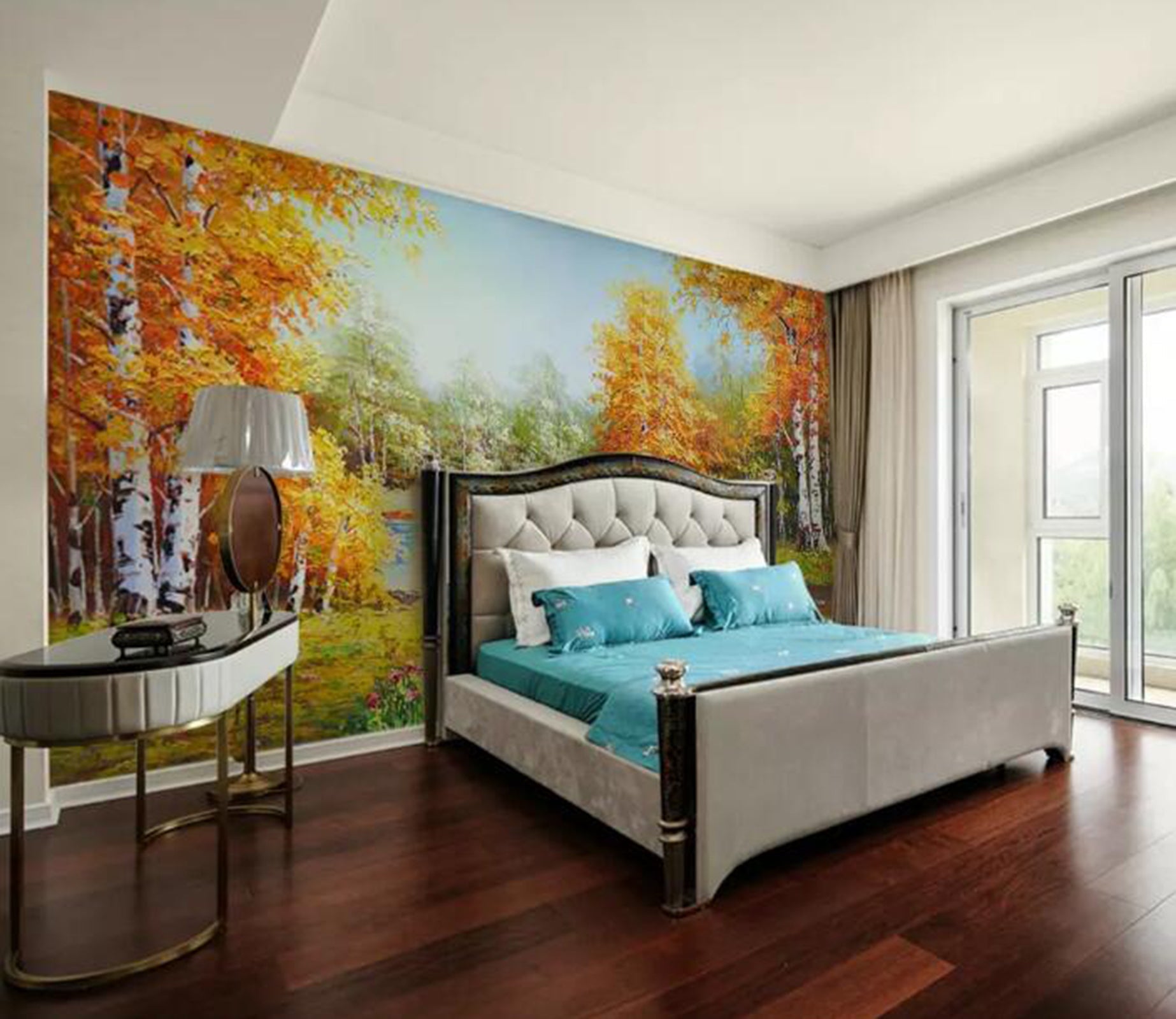 3D Golden Grove WG06 Wall Murals Wallpaper AJ Wallpaper 2 