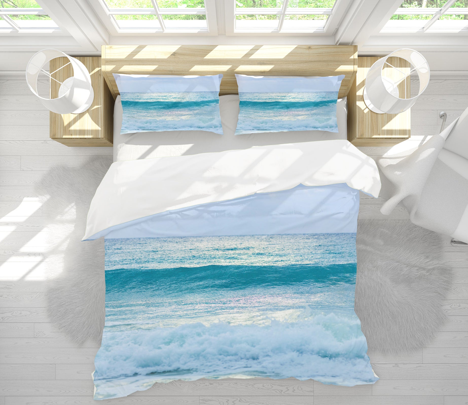 3D Sea Level 6939 Assaf Frank Bedding Bed Pillowcases Quilt Cover Duvet Cover