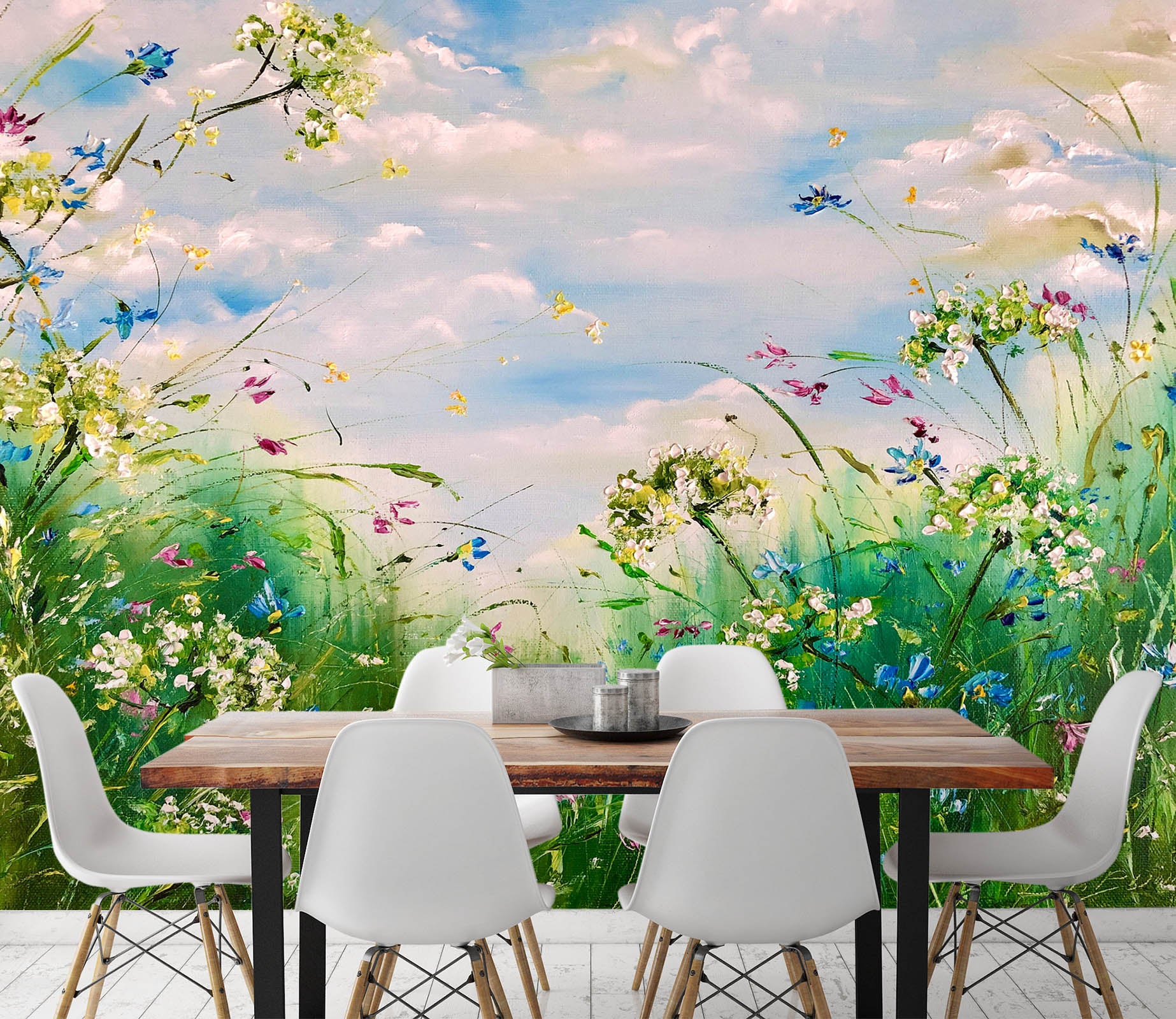 3D Wild Grass Flower 217 Skromova Marina Wall Mural Wall Murals