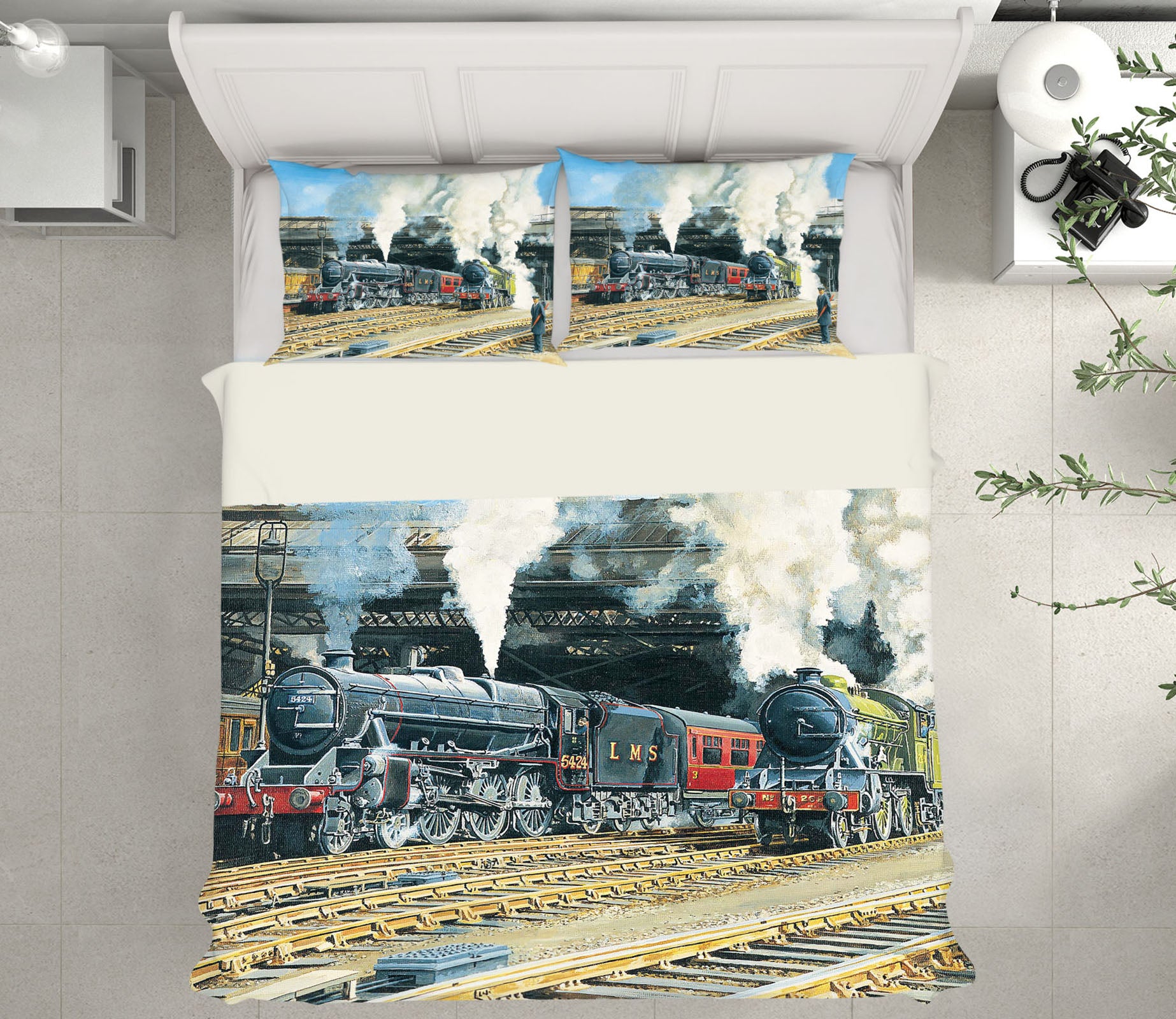 3D Full Steam Ahead 2024 Trevor Mitchell bedding Bed Pillowcases Quilt