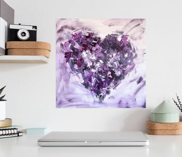 3D Purple Love 807 Skromova Marina Wall Sticker