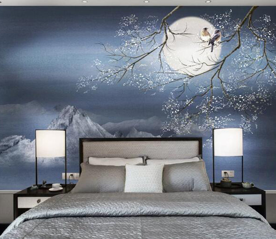 3D Moon Valley WC1600 Wall Murals