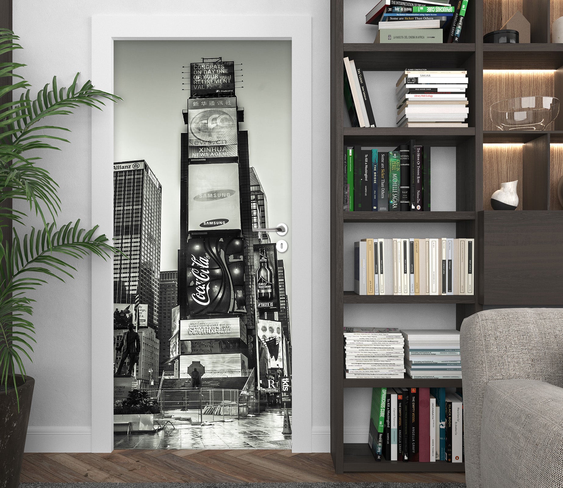 3D New York City Building 101140 Assaf Frank Door Mural