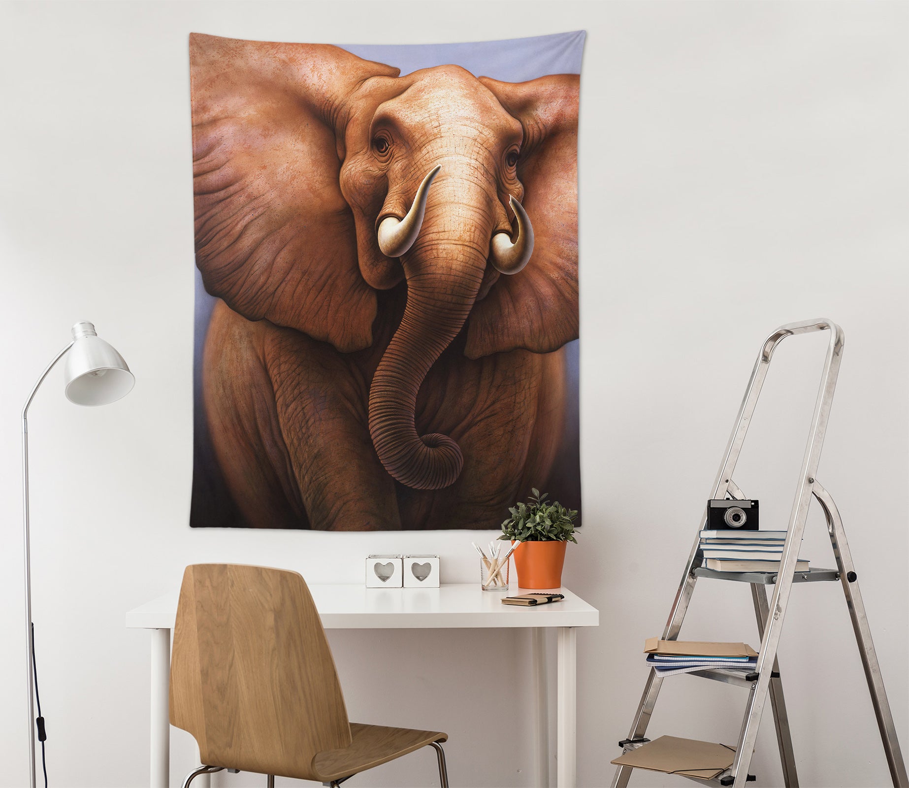 3D Elephant 111149 Jerry LoFaro Tapestry Hanging Cloth Hang