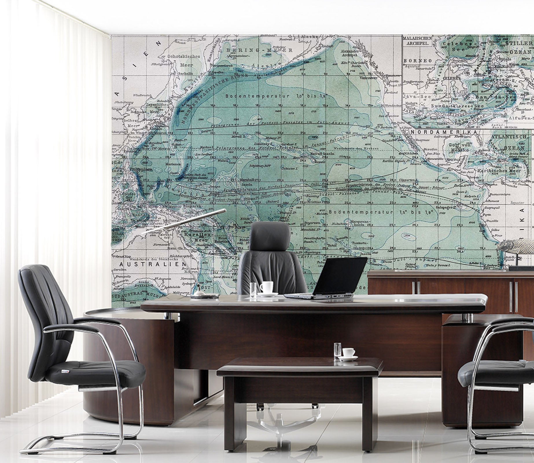 3D Green Map 062 Wall Murals