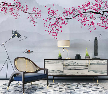 3D Plum Blossom WC2127 Wall Murals