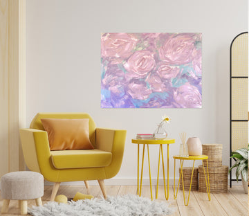 3D Pink Roses 809 Skromova Marina Wall Sticker