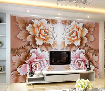 3D Fugui Peony WC850 Wall Murals