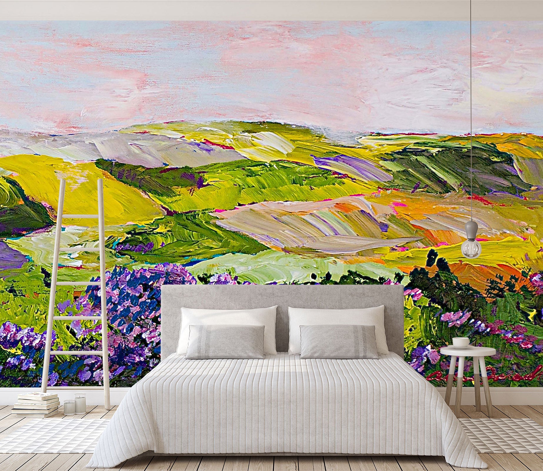 3D Colorful Garden 171 Allan P. Friedlander Wall Mural Wall Murals