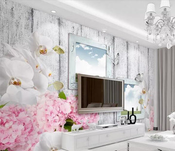 3D Butterfly Photo WC269 Wall Murals