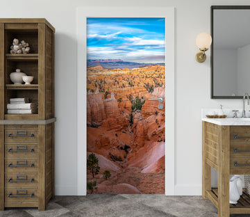 3D Red Rock Mountains 119218 Marco Carmassi Door Mural