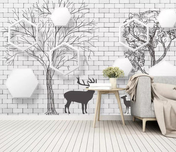 3D Diamond Branch WC33 Wall Murals Wallpaper AJ Wallpaper 2 