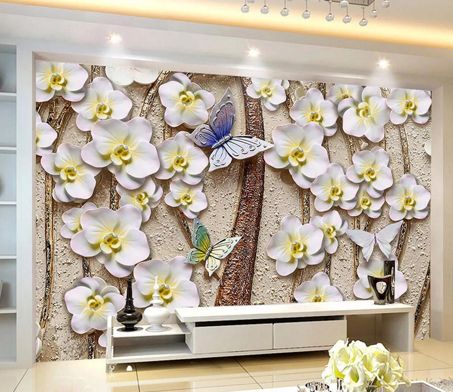 3D Flower Decoration WC1216 Wall Murals