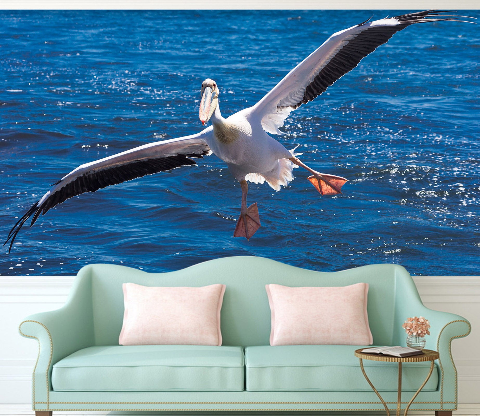 3D Pelican Wings 203 Wall Murals