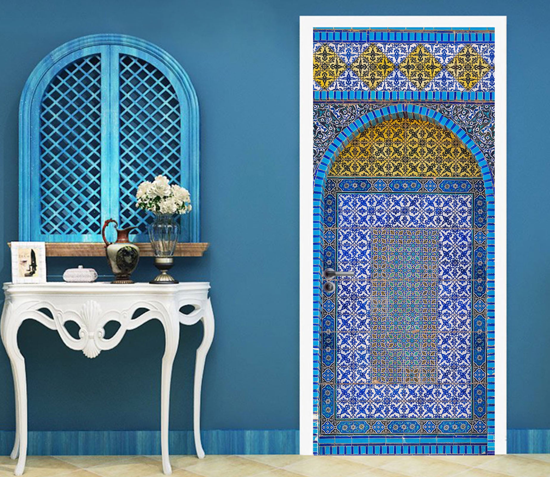 3D Pattern Texture 10222 Assaf Frank Door Mural