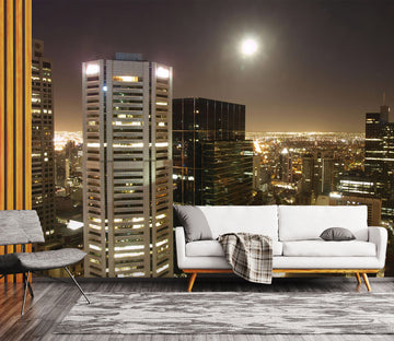 3D Night City 1416 Wall Murals