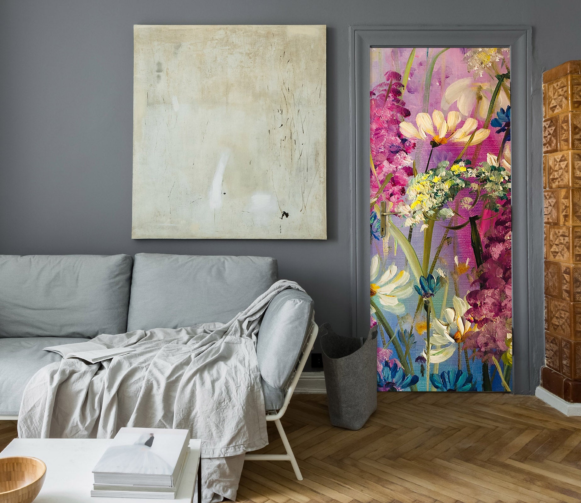 3D Oil Painting Petal 3254 Skromova Marina Door Mural