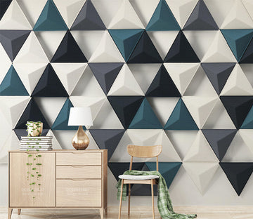 3D Simple Triangle WG012 Wall Murals