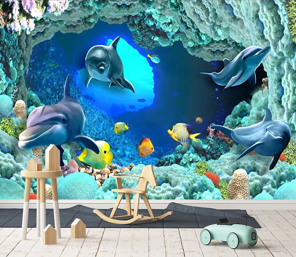 Sea Bottom Hole Wallpaper AJ Wallpaper 