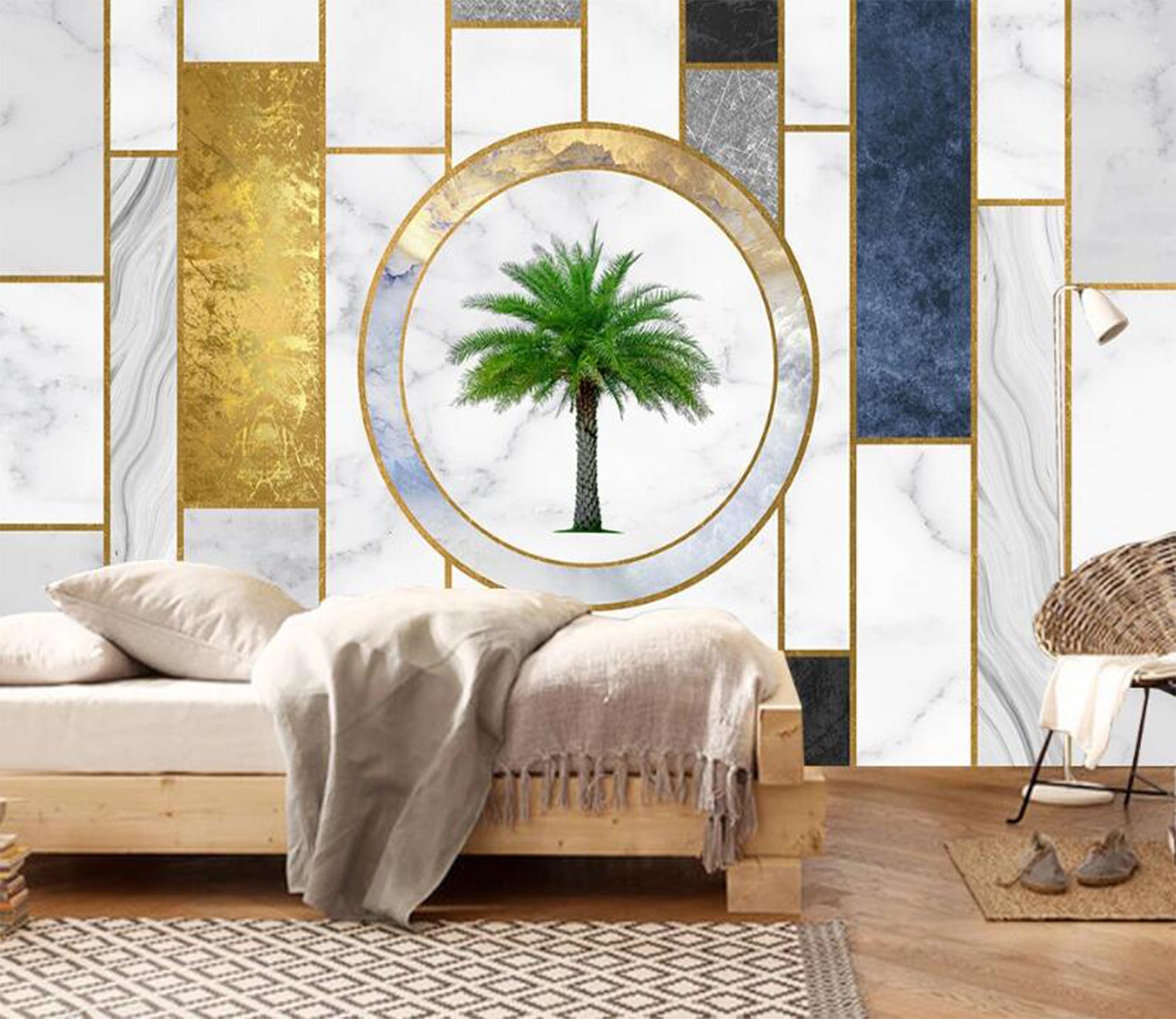 3D Shiny Color Lines 2190 Wall Murals