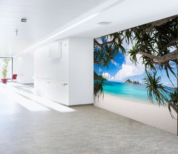 3D Calm Island 207 Wall Murals