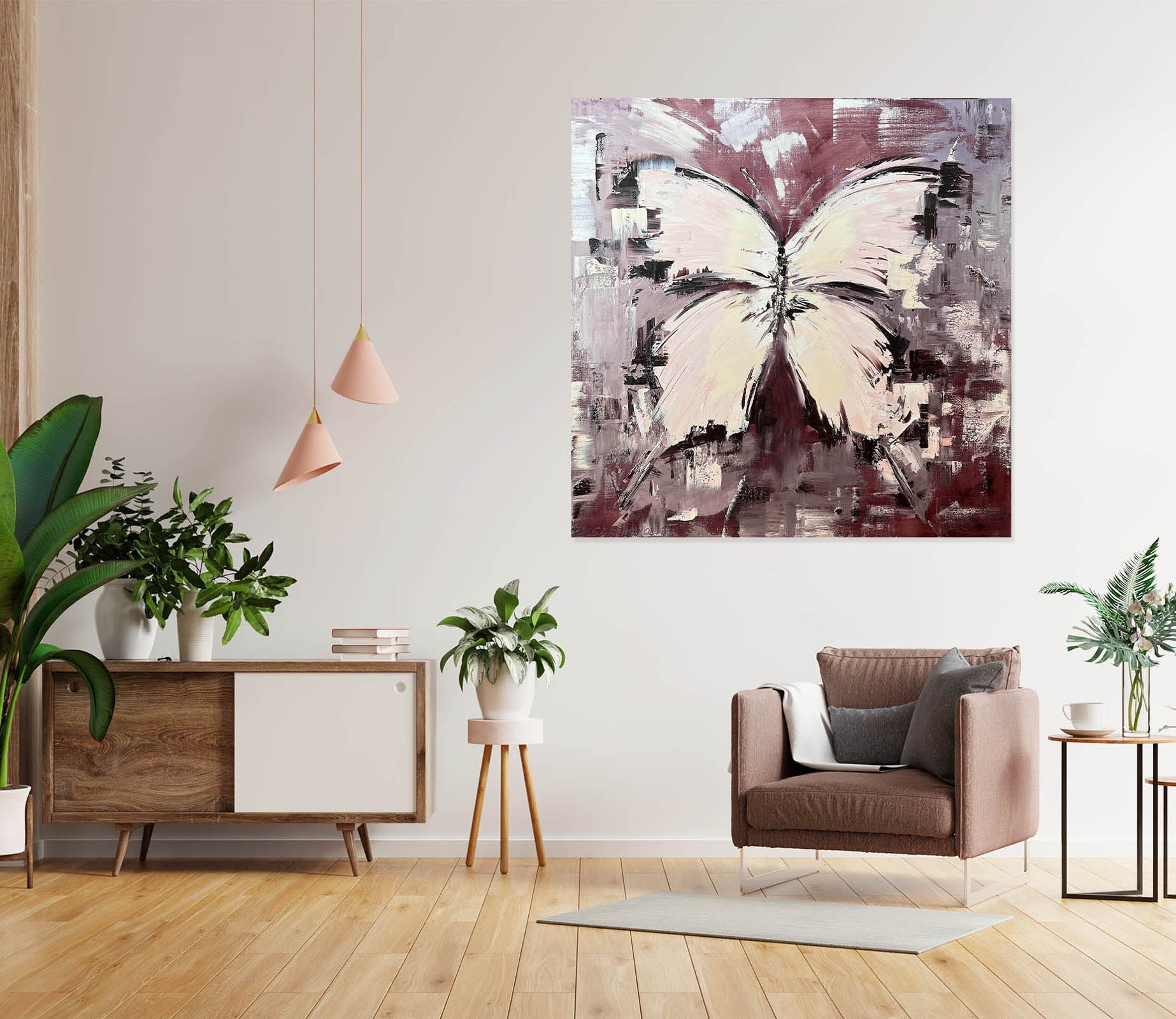 3D Painted Butterfly 456 Skromova Marina Wall Sticker