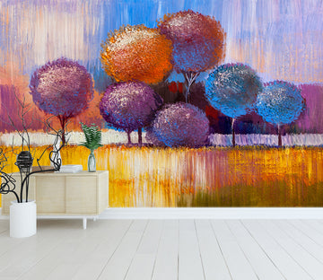 3D Color Tree WG242 Wall Murals