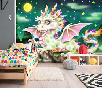 3D Cartoon Dragon 5526 Kayomi Harai Wall Mural Wall Murals