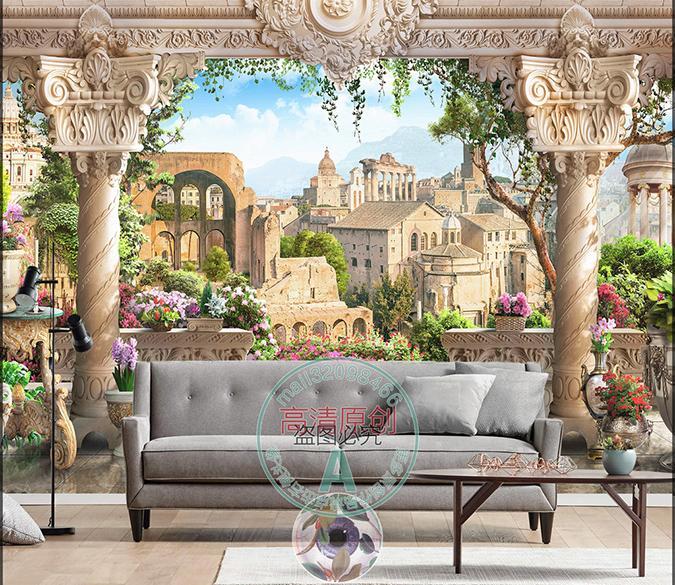 3D Palace 580 Wall Murals Wallpaper AJ Wallpaper 2 