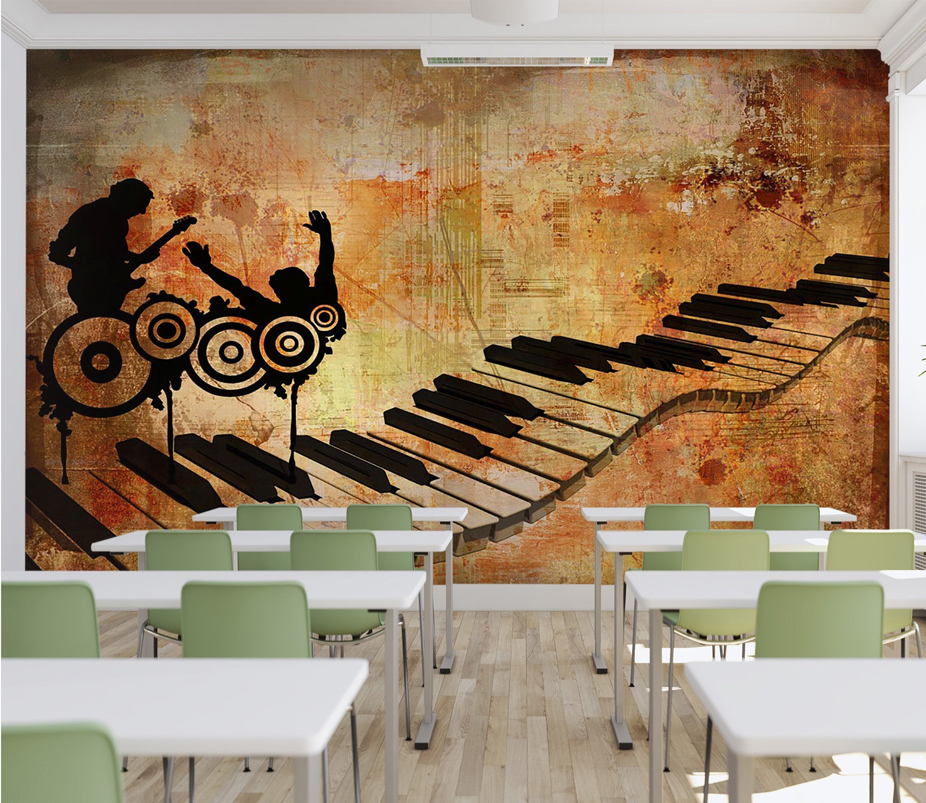 3D Tablature 011 Wall Murals