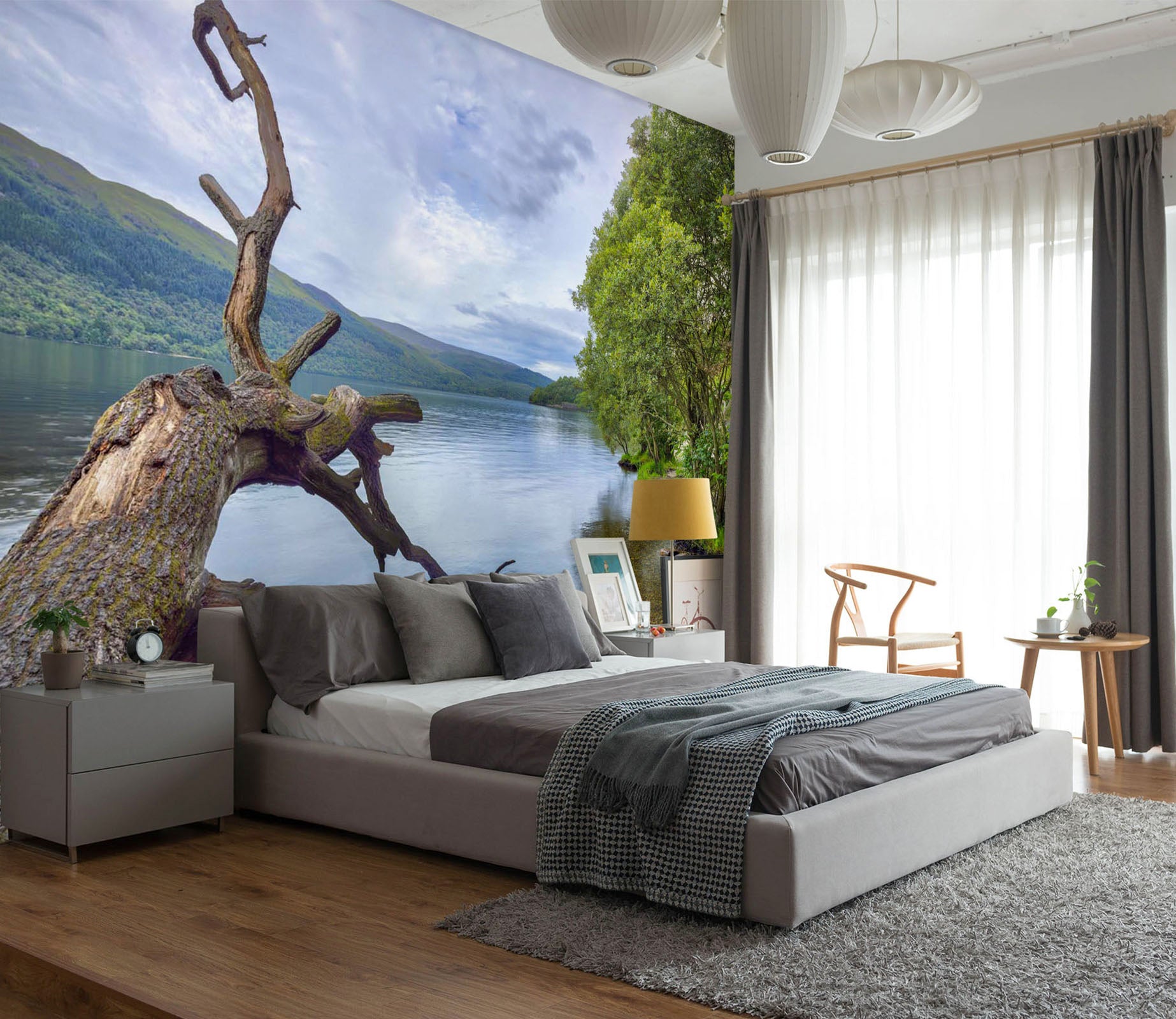 3D River Tree 033 Assaf Frank Wall Mural Wall Murals