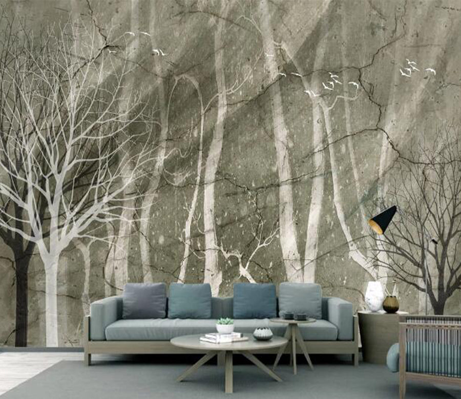 3D Tree Pattern WC2614 Wall Murals