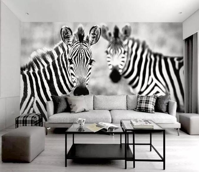 3D Cute Zebra 169 Wall Murals Wallpaper AJ Wallpaper 2 