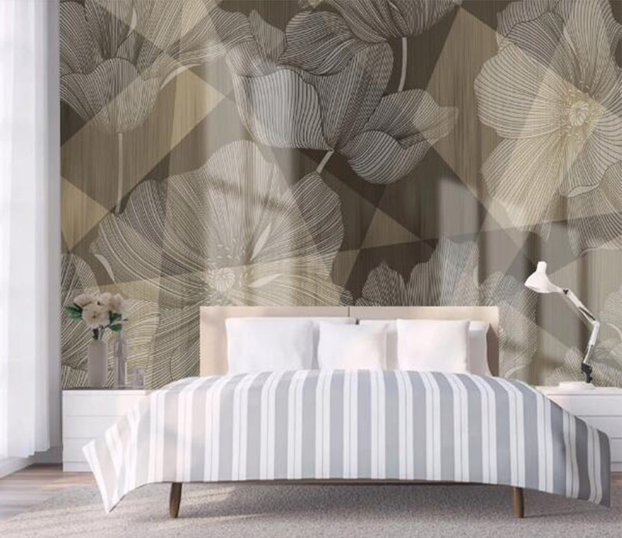 3D Flower Pattern WC2762 Wall Murals