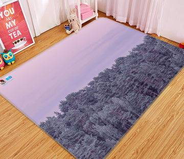 3D Sunset Forest 6784 Assaf Frank Rug Non Slip Rug Mat