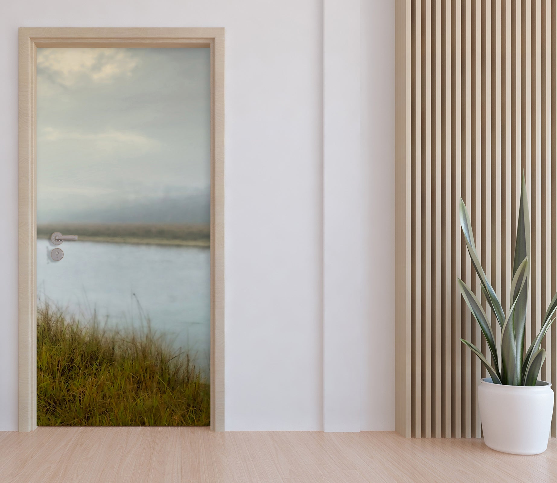 3D Grass Riverside 107225 Beth Sheridan Door Mural