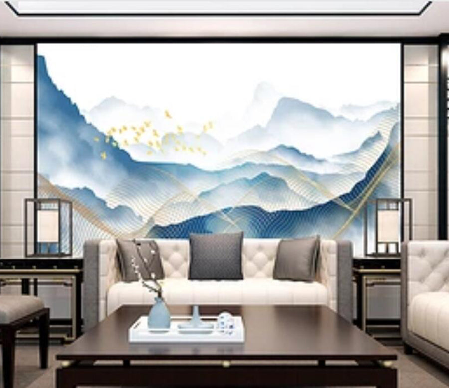 3D Mountain Bird WG840 Wall Murals