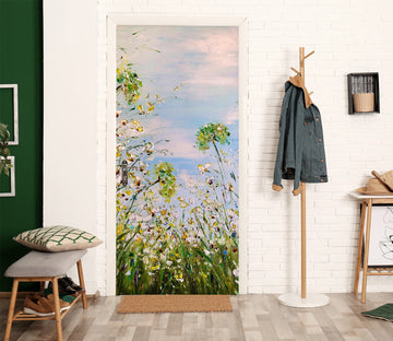 3D Sky Flower 3137 Skromova Marina Door Mural